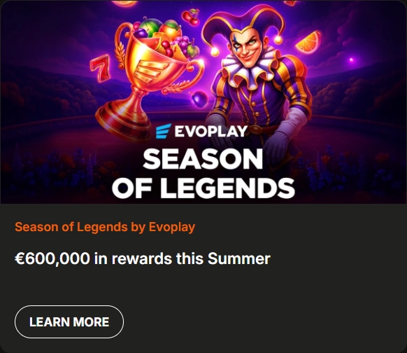 bonus-2 Season of Legends Evoplay joker fruit trophy